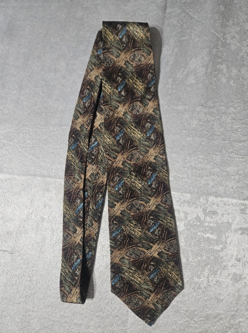 Vtg 80s J. Garcia Tree Tie